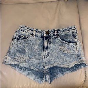 Kendall and kylie pacsun denim shorts